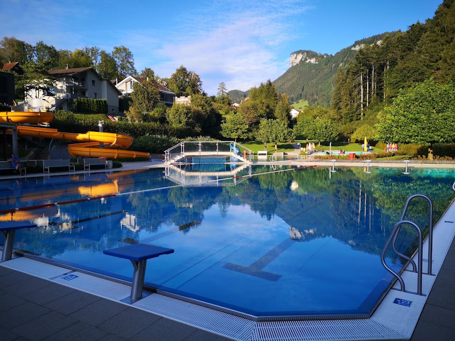 Schwimmbad in der Riebe